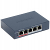 SWITCH POE DS-3E1105P-EI/M-V2 4-PORTOVÝ Hikvision