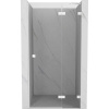 Mexen, Mexen Lunar pravé otočné sprchové dvere 90 cm, transparentné, biele - 834-090-000-20-00-P