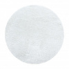 Kusový koberec Brilliant Shaggy 4200 Snow kruh Rozmery kobercov: 160x160 (priemer) kruh