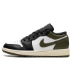 Jordan 1 Low Black Toe Medium Olive 42