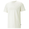 Pánske Tričko s krátkym rukávom PUMA ESS ELEVATED PIQUE TEE 67338565 – Biela