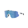 BLIZ Matrix Small White/Brown Blue Mirror Športové cyklistické okuliare