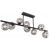Globo Lighting Riha stropné svietidlo x3.5 W čierna-dymová 56133-9D
