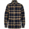 Fjällräven Övik Wool Shirt M, Veľkosť S, Farba DARK NAVY-CHESTNUT