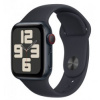 Apple Watch SE GPS+Cellular 44mm aluminium Midnight | Midnight športový remienok M/L