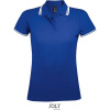 SOL'S | Pasadena Women, Dámske polo, modrá royal - biela, L