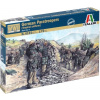 Italeri - figurky němečtí výsadkáři, tropické uniformy, 2.světová válka, Model Kit 6134, 1/72