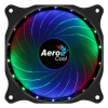 Aerocool COSMO12FRGB Ventilátor pre PC 12cm LED RGB Molex konektor tichý čierny