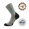 IRIZAR sportovní vlněné merino ponožky VoXX Sv. šedá 39-42 1 pár
