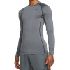Kompresné oblečenie Nike Pro Dri-Fit Tight Top LS M - Sivý (L)