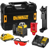DeWALT DCE0811D1R Aku laserový kríž červený 2 x 360° , XR (10,8V/1x2,0 Ah) kufor Tstak