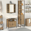 zahrada-XL Set kabinetov do kúpeľne 3 pcs dub artisan 33 x 33 x 185.5 cm 3334394