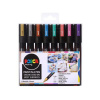 POSCA fixky sada 5M akrylové metalické farby mix 8ks - 1 ks