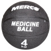 Black gumená medicinbalová lopta hmotnosť 4 kg