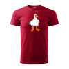 Sablio Tričko s potlačou Fuck Duck - červené M