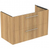 Ideal Standard i.Life B Umývadlová skrinka 100x63x51 cm, 2 zásuvky, dub T5276NX