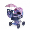 Detský kočík DeCuevas 85076 skladacia pre bábiky so slnečníkom a taškou Magic Bubble 2024 - 60 cm