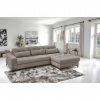 Livetastic ROHOVÁ SEDAČKA, textil, svetlohnedá - Sedačky - 000694007902