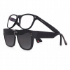 Slnečné okuliare PolarZONE čierne polarizačné UV-400 unisex