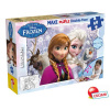 Lisciani Frozen Maxi Elsa a Anna 70x50 cm 2v1 60 dielov
