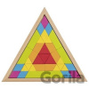 Dřevěná mozaika: Trojúhelník - Goki