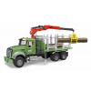 Nákladné auto MACK Granite Halfpipe dump truck Bruder 02824