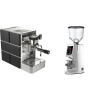 Stone Espresso Mine Black + Eureka Atom W 65, chrome