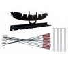 Grilovacie špajdle, ihly - Póly NIRD Bonfire 150cm10 PCS+Hanger+podpory (Póly NIRD Bonfire 150cm10 PCS+Hanger+podpory)