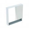 Geberit Selnova Square Zrkadlová skrinka 85x59x18 cm, 2 dvierka, lesklá biela 501.264.00.1