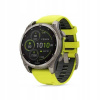 Smart hodinky Garmin Fenix 47 mm, žlté, gumený remienok, vodotesné, dotykové