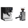 Rancilio Silvia BC PID, black + Eureka Mignon Libra 65 All Purpose, CR grey