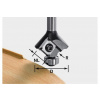 FESTOOL Zaoblovacia frézka HW s vymeniteľnými britovými doštičkami S8 HW R1,5 D28 KL12,7 MFK 499810