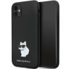 Kryt Karl Lagerfeld KLHCN61SMHCNPK pre iPhone 11 / Xr - čierny silikónový C kovový kolík (Kryt Karl Lagerfeld KLHCN61SMHCNPK pre iPhone 11 / Xr - čierny silikónový C kovový kolík)