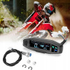 MINI digitálny tachometer Motocyklová sada ukazovateľov LCD displej