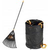 Hrable - SET Rake Solid XL Skladací kôš Solid Fiskars (Hrable - SET Rake Solid XL Skladací kôš Solid Fiskars)