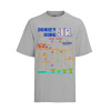 Hattree Retro Oldschool Junior Donkey Kong JR: Séria Mario Nintendo Affen Game T-Shirt Herren 1 Up Level