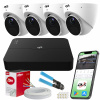 Sada kamier DVS 4x vonkajšia IP PoE 5 Mpx