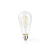 Smart LED žiarovka E27 5W teplá biela NEDIS WIFILF10WTST64 WiFi Tuya