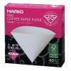 Papierový filter na kávu dripa Hario V60 VCF-01 Misarashi hnedý 40 ks