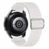 eses Nastaviteľný nylónový elastický loop remienok pre smart hodinky 22 mm Farba: biela