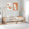 vidaXL Rám detskej postele so zásuvkami 80x200 cm masívna borovica 3302035