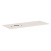 Hansgrohe Xilesa E - Doska pod umývadlo, 138x55 cm, výrez vľavo, matná béžová 54278780