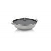 Kela Wok litinový s poklicí CALIDO 36 cm šedá KL-12610