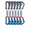 Lezecké expresky Ocun Raven QD Zoom PA 15/22 mm 12 cm 6-pack - blue