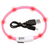 Karlie Obojok USB Visio Light LED nabíjací 35 cm ružový