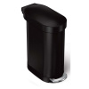 Pedálový oceľový odpadkový kôš 45 l Slim – simplehuman