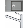 Set Franke G194 (dřez MRG 611-78 BB Šedý kámen + baterie FC 3055.031 ORBIT Chrom) 114.0650.627