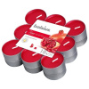 Sviečky Bolsius Tealight True Scents, čajové, vonné, granátové jablko, bal. 18 ks