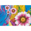 Vymalujsisam.sk Maľovanie podľa čísiel - Letné kvety Veľkosť: 40x60cm, Rám: Bez rámu, iba zrolované plátno