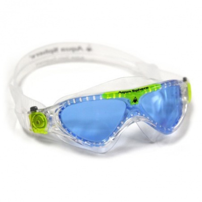 Plavecké okuliare VISTA JUNIOR Aquasphere, Aquasphere modrý zorník-transparentní/lime